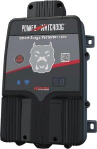 Hughes Power Watchdog PWD50EPOHW 50 Amp Smart RV Hardwired Surge Protector - Emergency Power Off (EPO) – Wifi Monitoring - Replaceable Surge Module - LED Diagnostics - Durable for RV Campsite Use