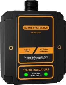 EVOSPD2SURGE Whole House Surge Protector for 72,000 Amps/Phase.1880 Joules (Total).Thermally Proteced Metal Oxide Varistors,120/240V